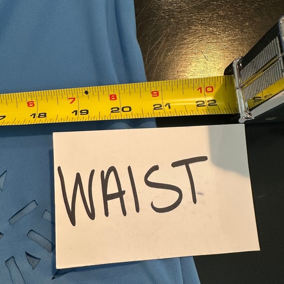 Sympli Women's‎ Blue Geometric Cutout Long Sleeve Tunic Top Size 12 - Picture 8 of 9